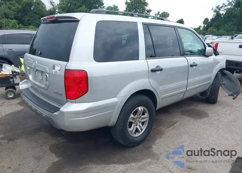 2004 Honda Pilot Ex-L из США, поврежденный, VIN 2HKYF18654H572965